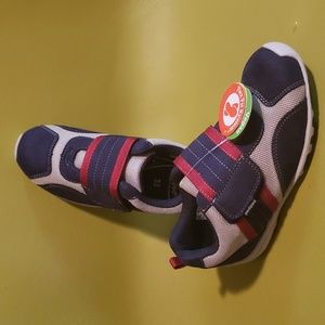 Pediped Adrian Navy Grey Washable Sneakers